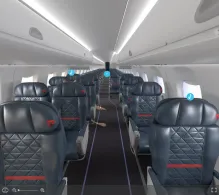 Delta Embraer E175 V.2 seat maps 360 panorama view