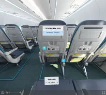 Cebu Pacific Air Airbus A320neo V.1 seat maps 360 panorama view
