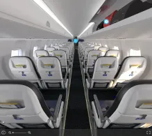 United Embraer E175 V.2 seat maps 360 panorama view