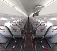 Austrian Airlines Embraer E195 V.1 seat maps 360 panorama view