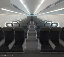 American Airlines Airbus A321neo V.2 seat maps 360 panorama view