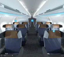 American Airlines Airbus A321neo XLR seat maps 360 panorama view