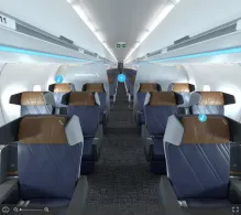 American Airlines Airbus A321neo XLR seat maps 360 panorama view