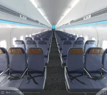 American Airlines Airbus A321neo XLR seat maps 360 panorama view