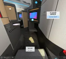 American Airlines Airbus A321neo XLR seat maps 360 panorama view
