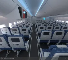 Korean Air Airbus A380-800 seat maps 360 panorama view