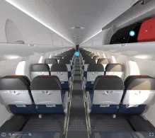 American Airlines Bombardier CRJ900 V.4 seat maps 360 panorama view