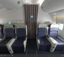 IndiGo Boeing 777-300ER V.2 seat maps 360 panorama view