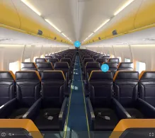 Ryanair UK Boeing 737-800 seat maps 360 panorama view