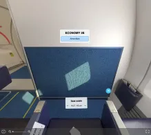 Ryanair UK Boeing 737-800 seat maps 360 panorama view