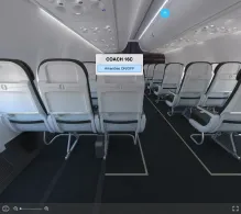 Alaska Airlines Boeing 737 MAX 9 V.1 seat maps 360 panorama view