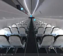 Alaska Airlines Boeing 737 MAX 9 V.1 seat maps 360 panorama view