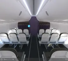 Alaska Airlines Boeing 737 MAX 9 V.1 seat maps 360 panorama view