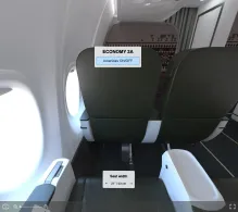Alaska Airlines Boeing 737 MAX 9 V.1 seat maps 360 panorama view