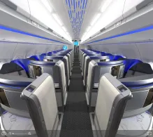 United Airbus A321neo XLR seat maps 360 panorama view