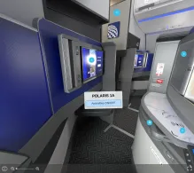 United Airbus A321neo XLR seat maps 360 panorama view