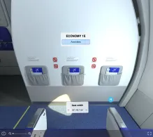 IndiGo Airbus A320neo V.1 seat maps 360 panorama view