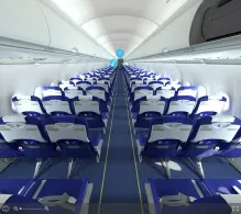 IndiGo Airbus A320neo V.1 seat maps 360 panorama view