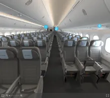 Norse Atlantic Airways Boeing 787-9 seat maps 360 panorama view