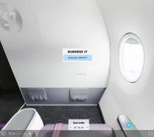 S7 Airlines Airbus A320neo seat maps 360 panorama view