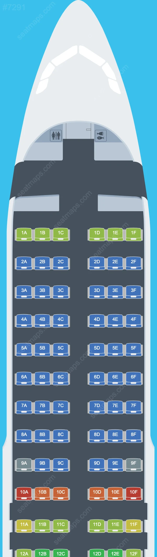 Eurowings Airbus A320 Seat Maps A320-200 V.2