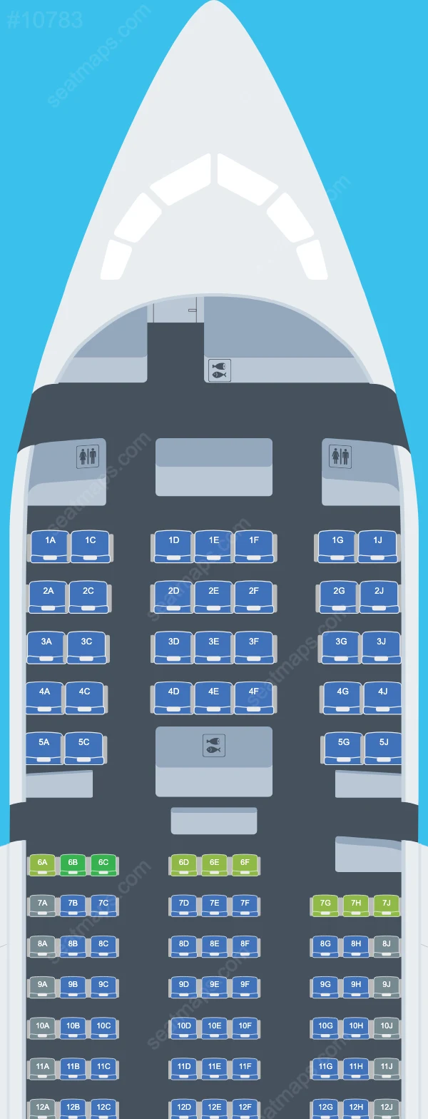 Air Europa Boeing 787 Seat Maps 787-8 V.2