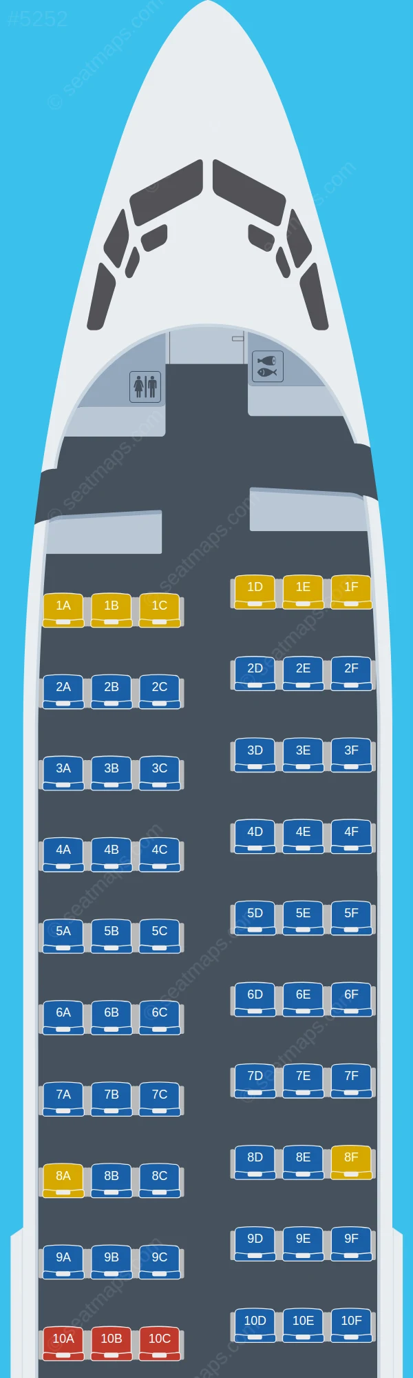 Kam Air Boeing 737-300 seatmap preview