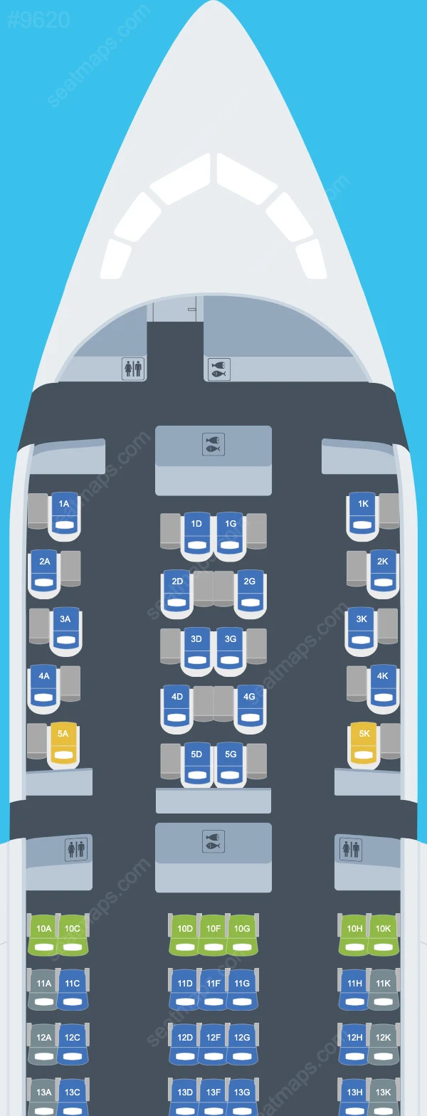 El Al Boeing 787 Seat Maps 787-8