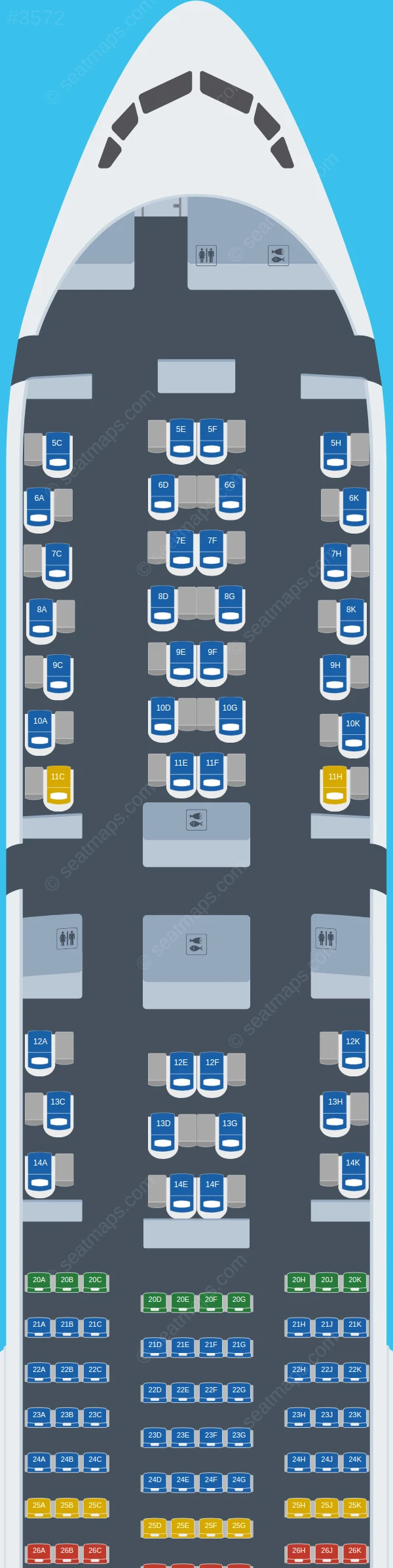 Boeing 777 300er Seat Plan