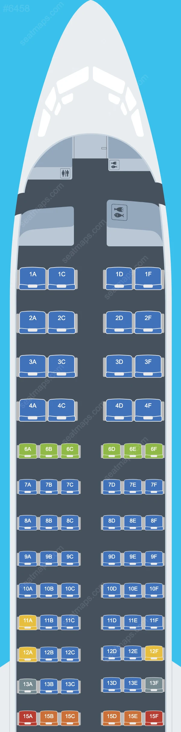 Alaska Airlines Boeing 737 Seat Maps 737-900