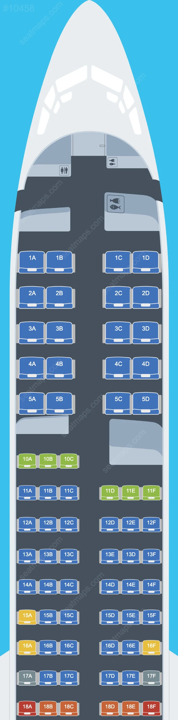Delta Boeing 737 Seat Maps 737-900 ER V.2