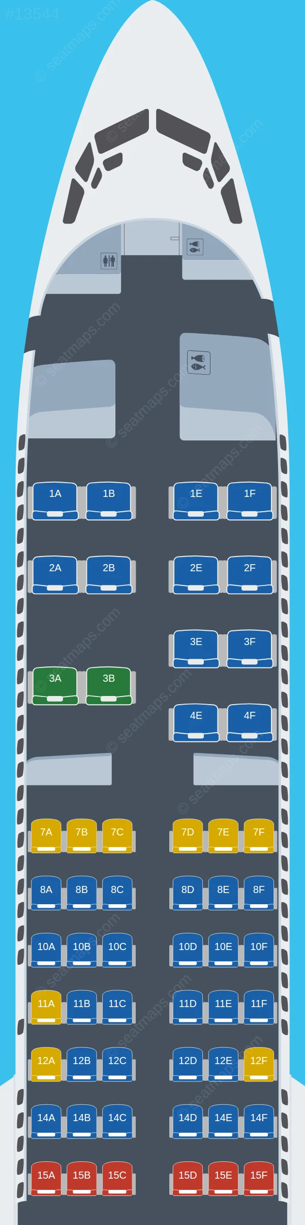 United Boeing 737 MAX 8  V.2 seatmap preview