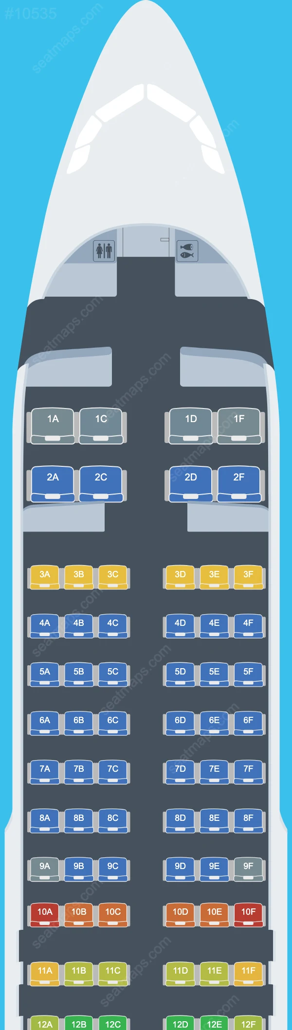 Air Travel Airbus A320 Plan de Salle A320-200neo