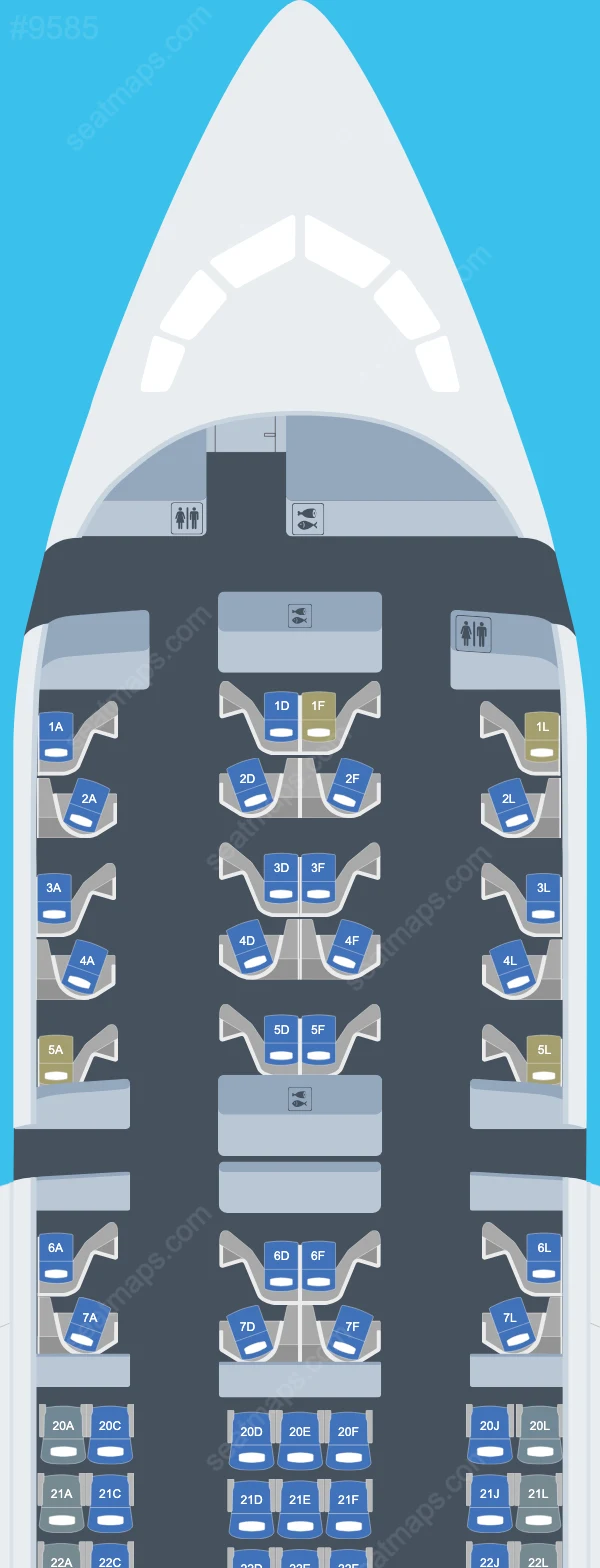 United Boeing 787 Seat Maps 787-8