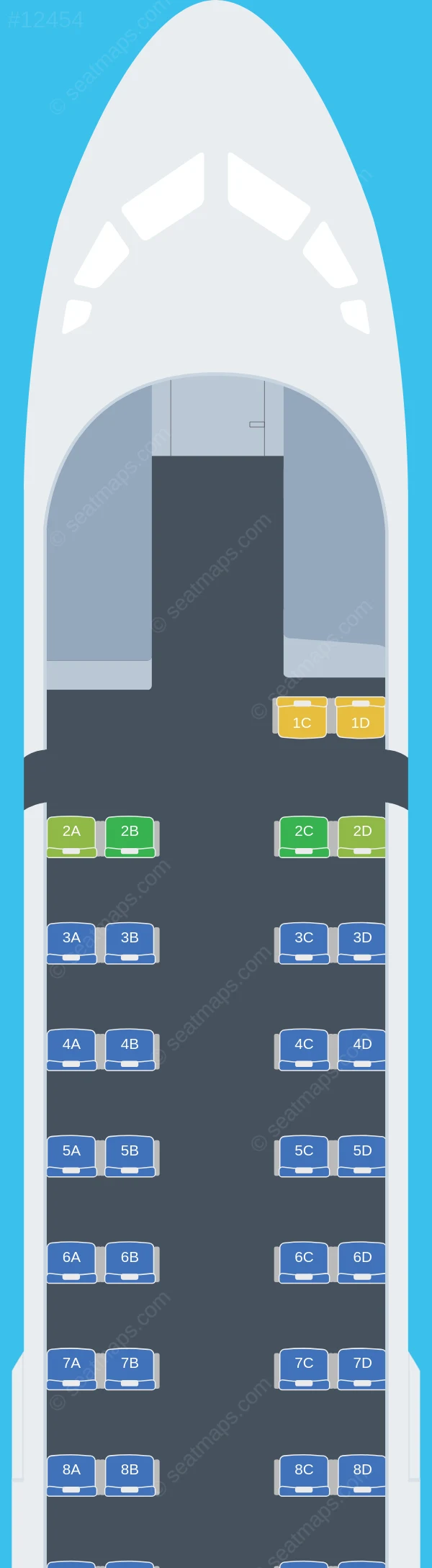 Air Thanlwin ATR 72-500 seatmap preview