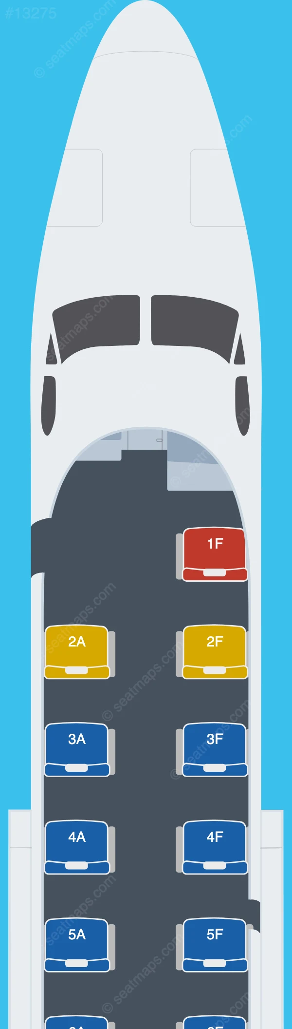 Flightlink Limited Beechcraft 1900C seatmap preview