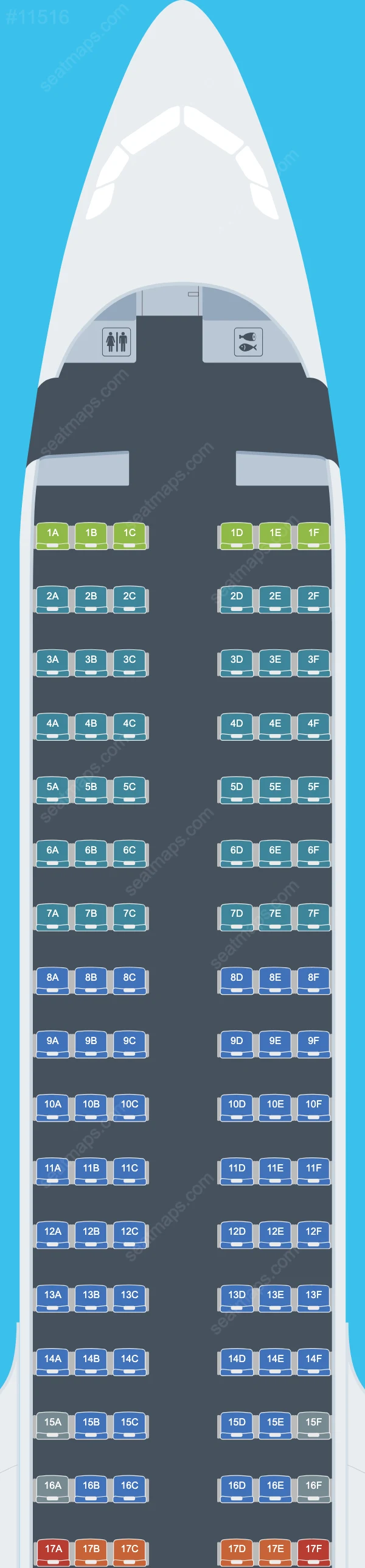 LATAM Airlines Brasil Airbus A321 Seat Map - Updated 2024. Find the ...